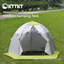 4.9kg Light green Camping trekking double tent